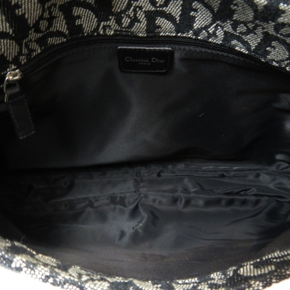Christian Dior Trotter Pattern Logo Shoulder Bag Canvas - Picture 5 of 9